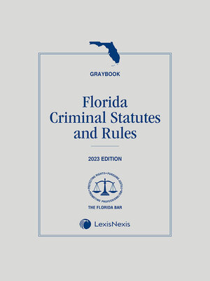 cover image of Florida Criminal Statutes and Rules